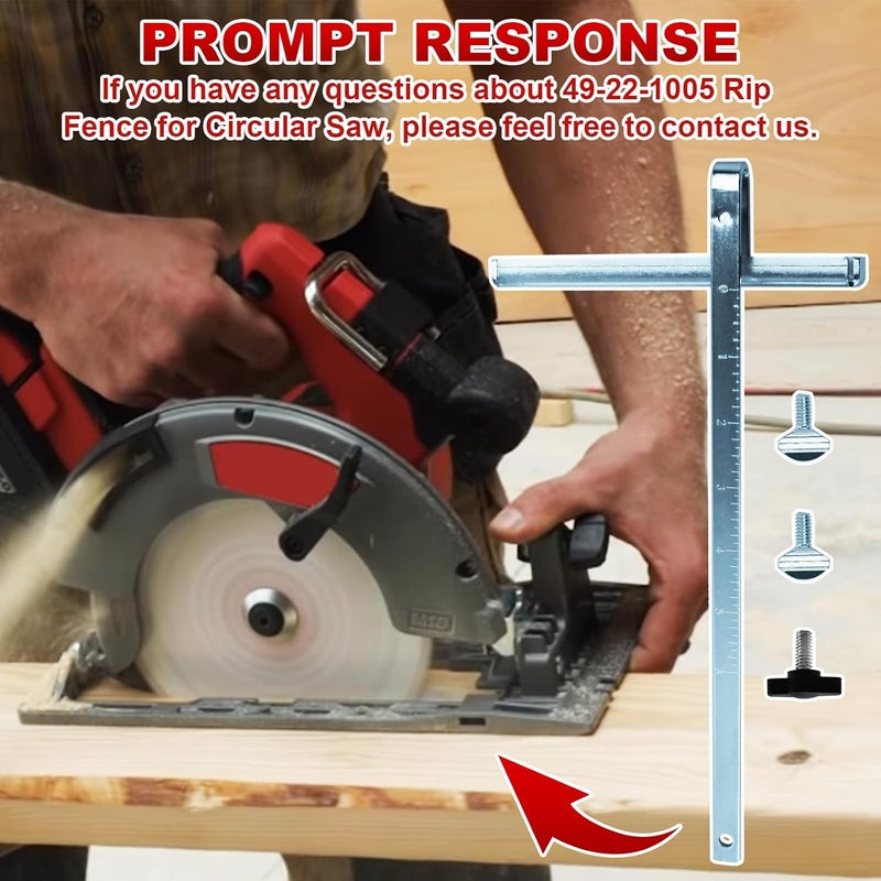 seork 49-22-1005 Rip Fence Fits for 2730-20 Cordless Circular Saw & 2730-21 Circular Saw - Image 5